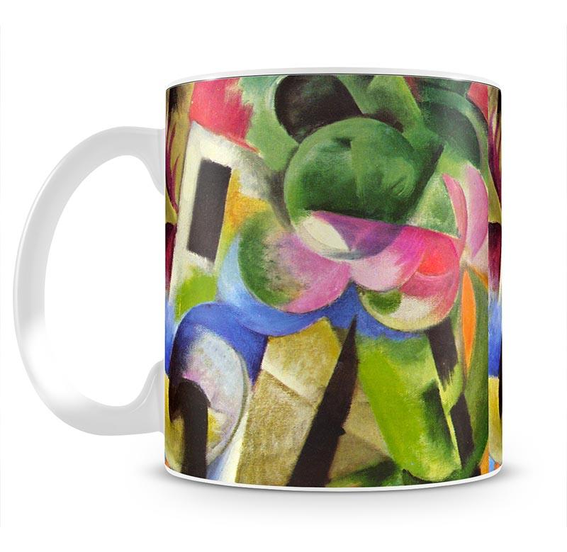 House with trees by Franz Marc Mug - Canvas Art Rocks - 2