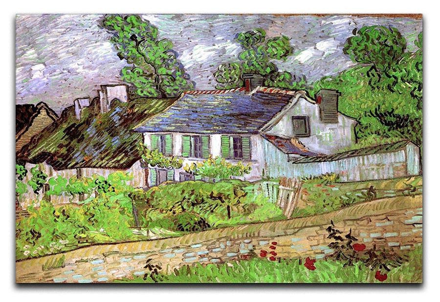 Houses in Auvers 2 by Van Gogh Canvas Print & Poster  - Canvas Art Rocks - 1