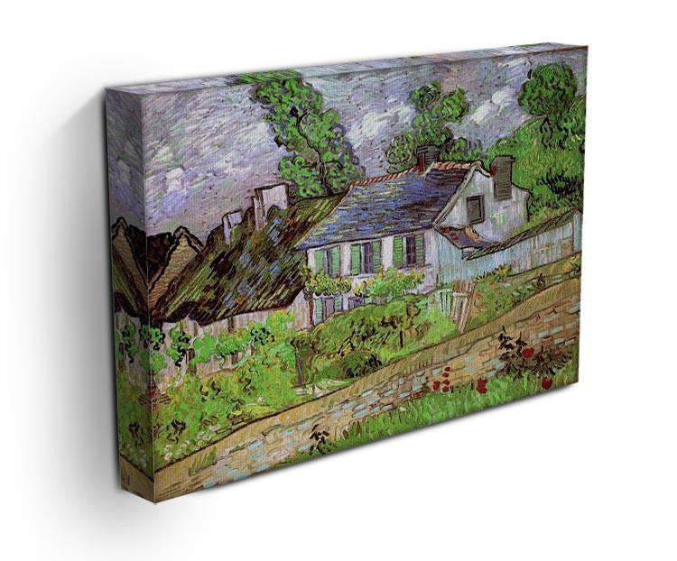 Houses in Auvers 2 by Van Gogh Canvas Print & Poster - Canvas Art Rocks - 3