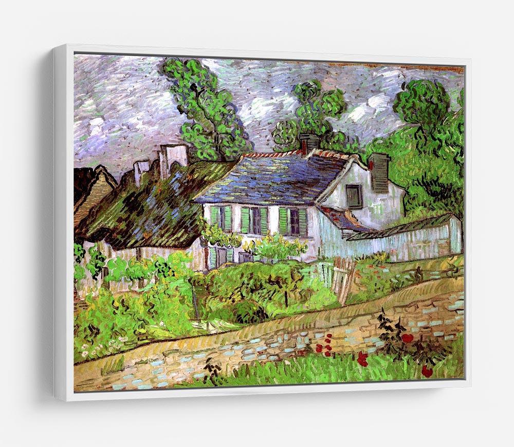 Houses in Auvers 2 by Van Gogh HD Metal Print
