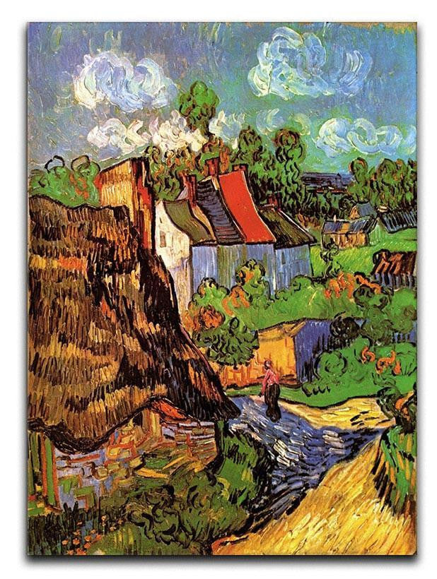 Houses in Auvers by Van Gogh Canvas Print & Poster  - Canvas Art Rocks - 1