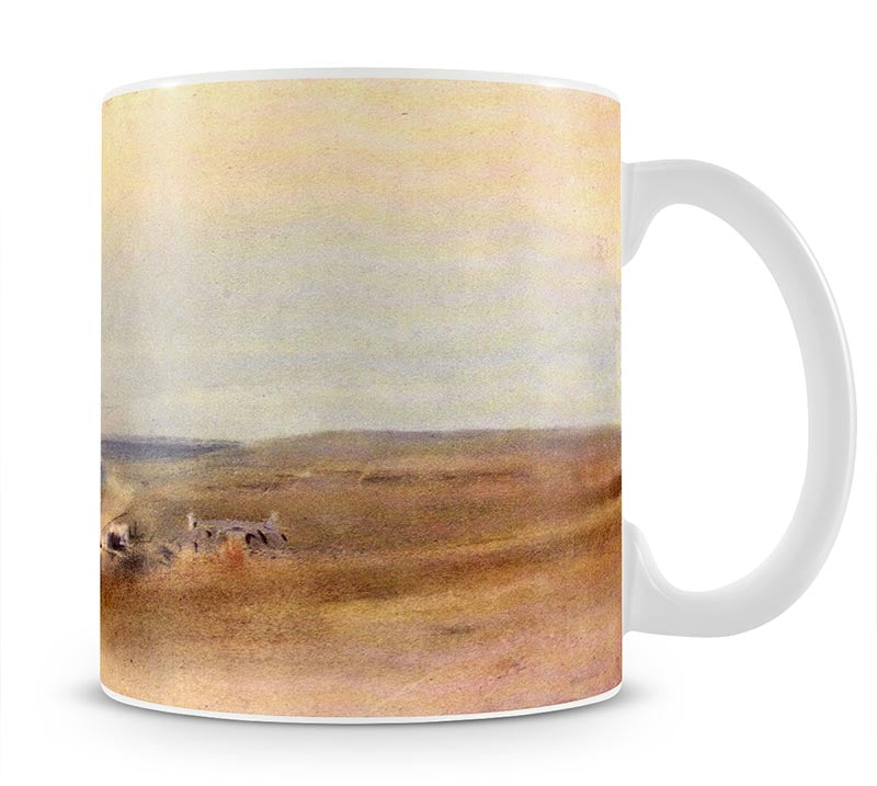 Houses on cliffs above a bay by Degas Mug - Canvas Art Rocks - 1