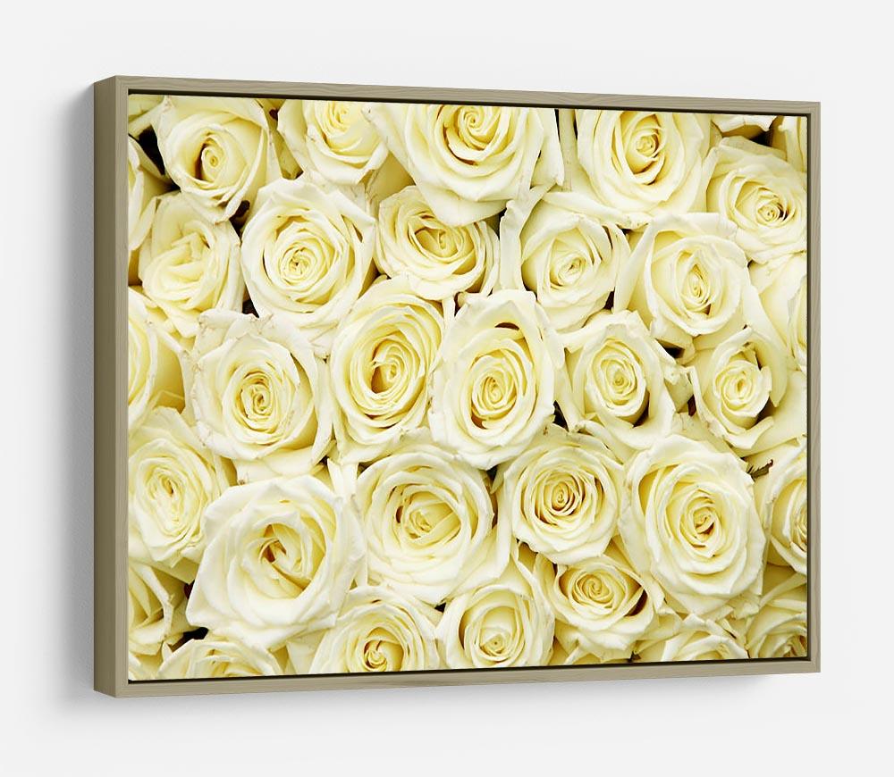 Huge bouquet of white roses HD Metal Print