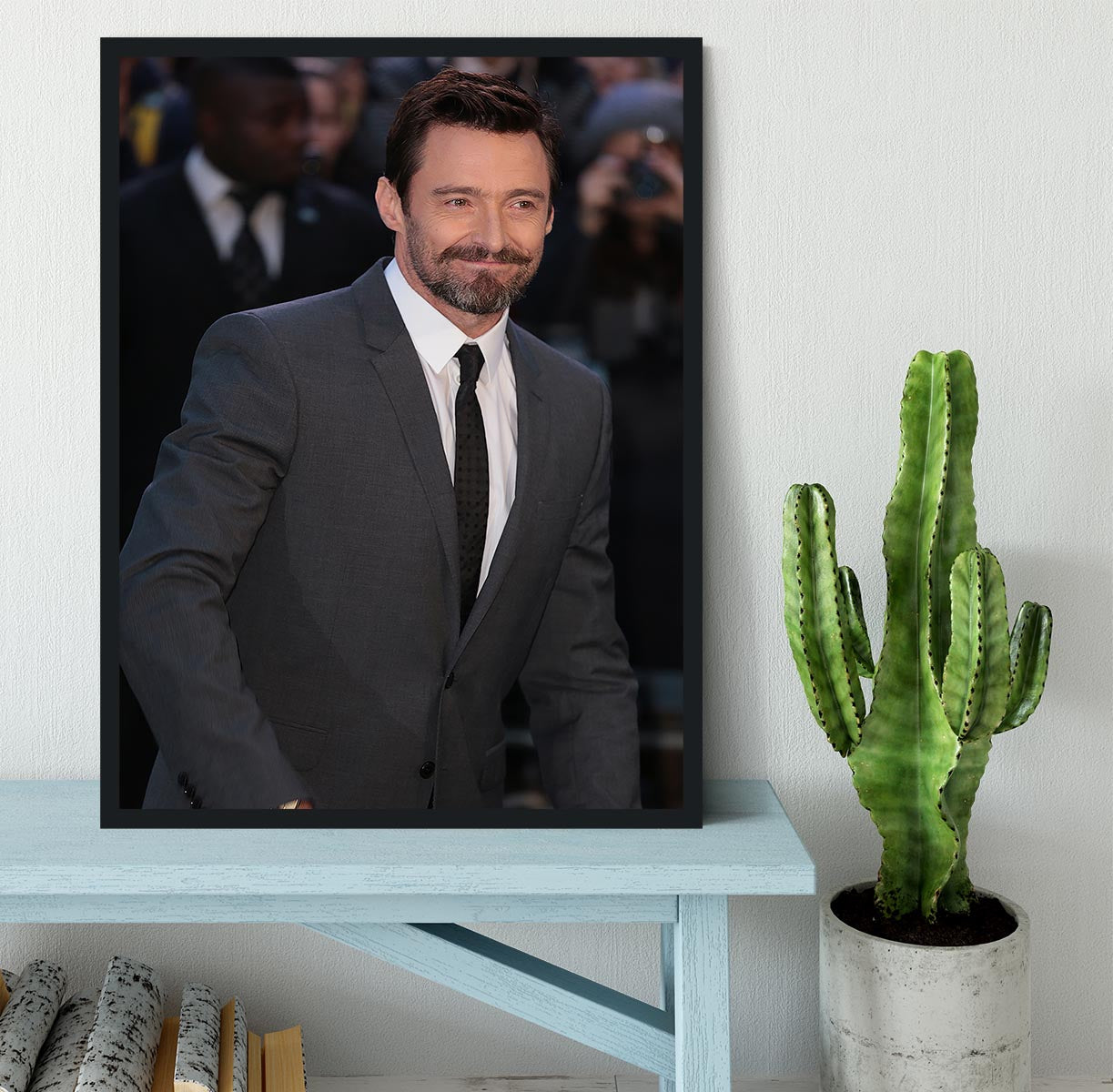 Hugh Jackman Framed Print - Canvas Art Rocks - 2