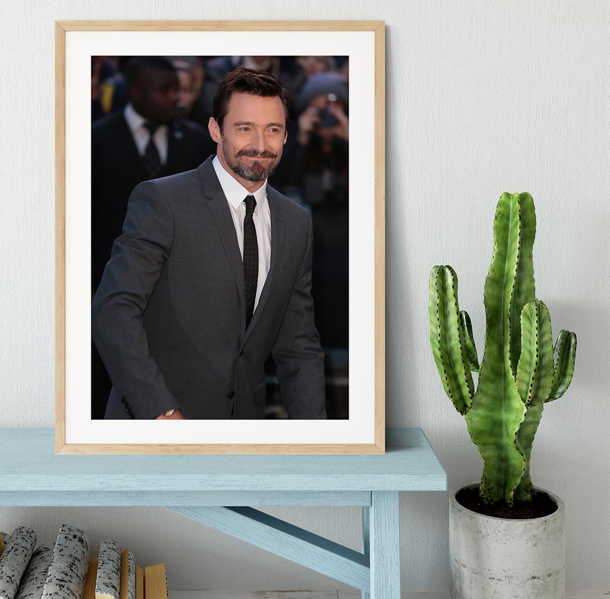 Hugh Jackman Framed Print - Canvas Art Rocks - 3