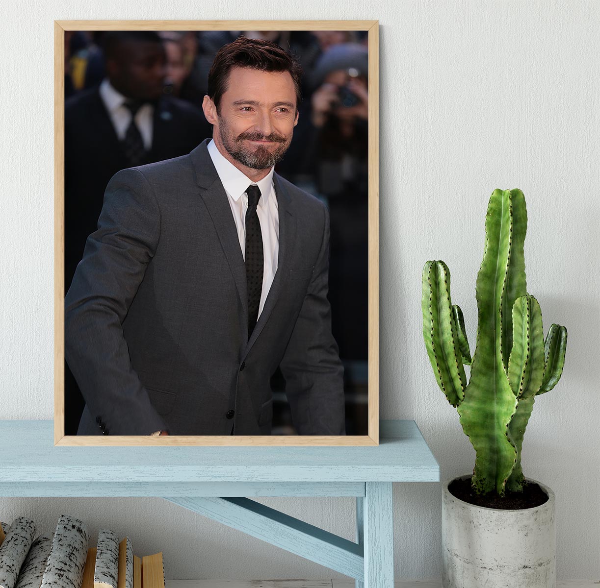 Hugh Jackman Framed Print - Canvas Art Rocks - 4