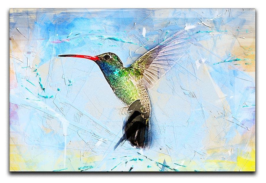 Humming Bird Painting Canvas Print or Poster  - Canvas Art Rocks - 1