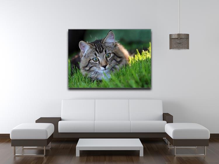 Hunting in the grass Canvas Print or Poster - Canvas Art Rocks - 4