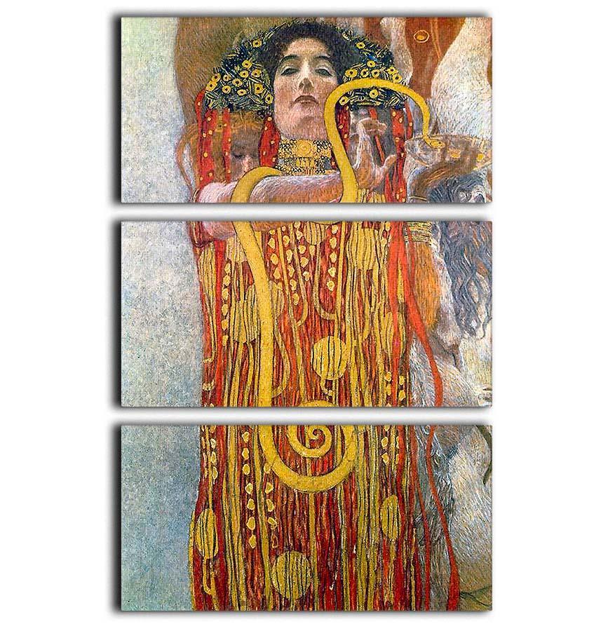 Hygeia by Klimt 3 Split Panel Canvas Print - Canvas Art Rocks - 1