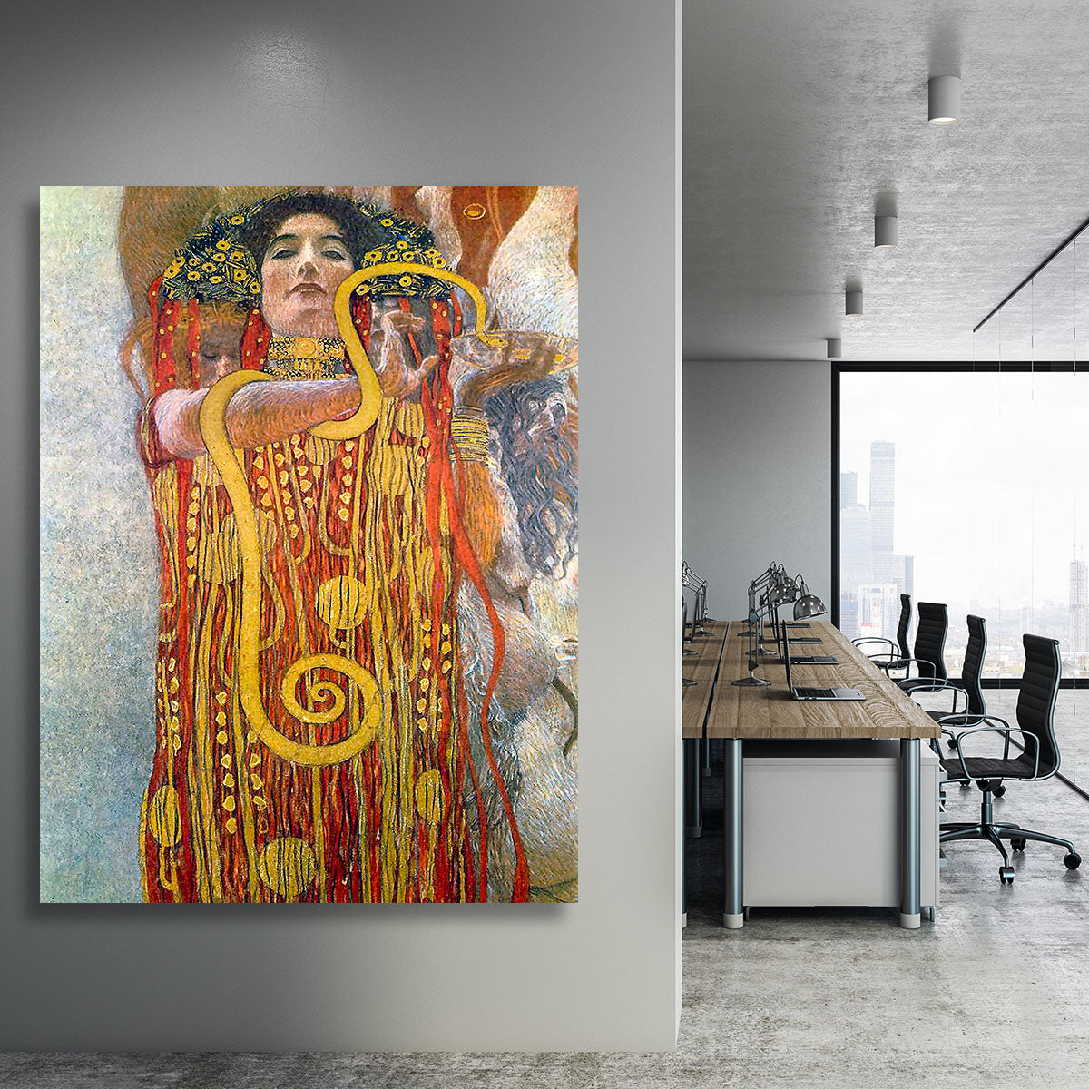 Hygeia by Klimt Canvas Print or Poster - Canvas Art Rocks - 3