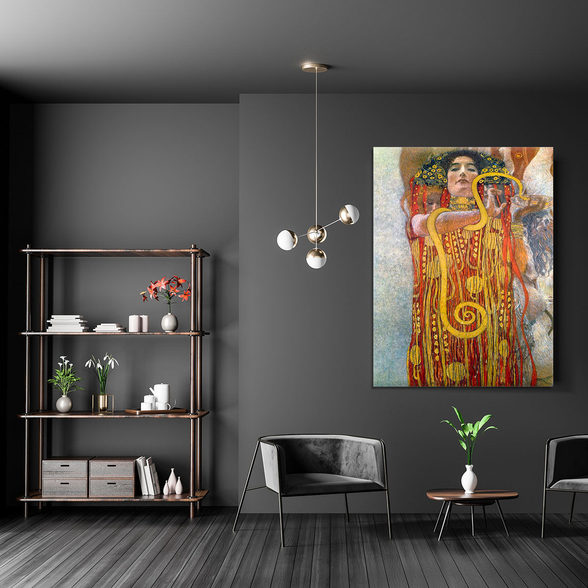Hygeia by Klimt Canvas Print or Poster - Canvas Art Rocks - 5