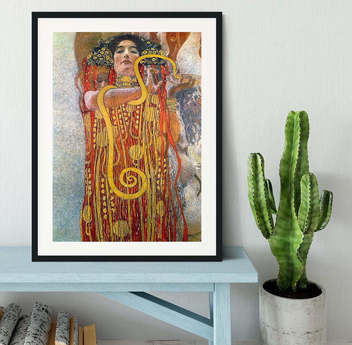 Hygeia by Klimt Framed Print - Canvas Art Rocks - 1