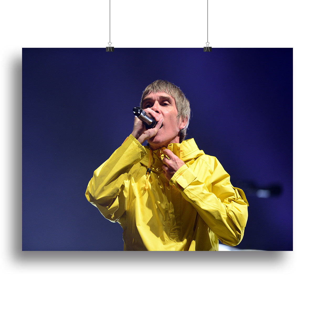 Ian Brown of the Stone Roses Canvas Print or Poster