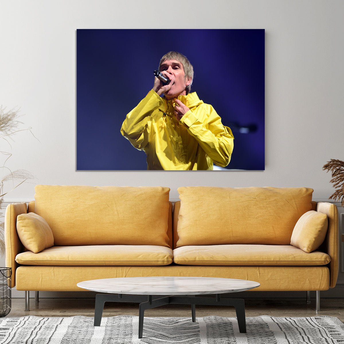 Ian Brown of the Stone Roses Canvas Print or Poster