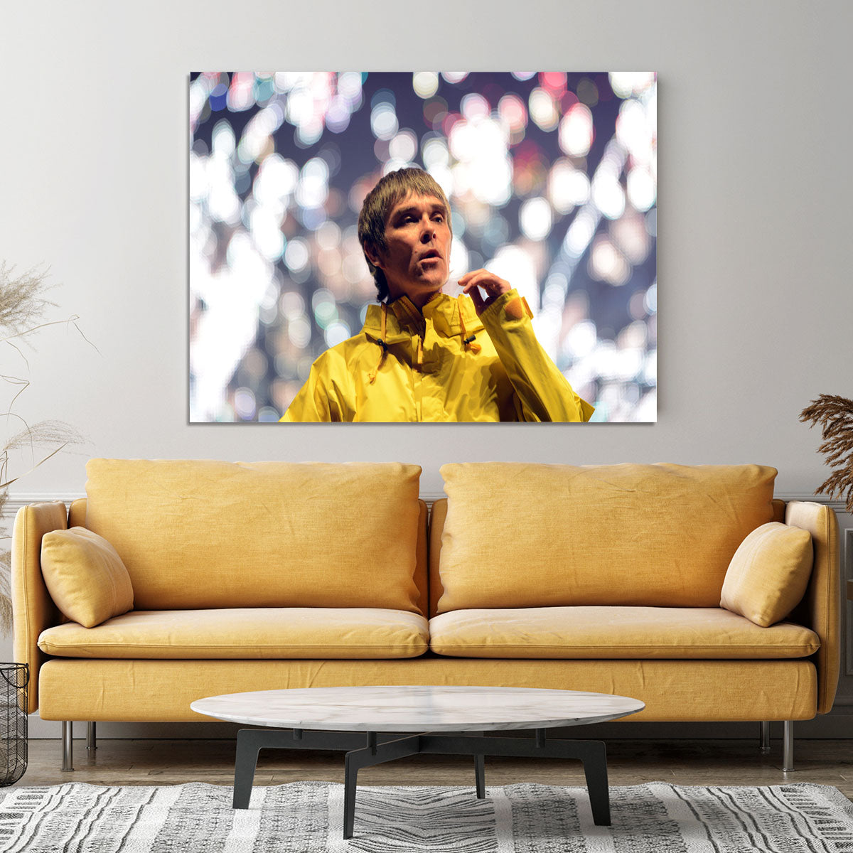 Ian Brown of the Stone Roses at the Isle of Wight Canvas Print or Poster