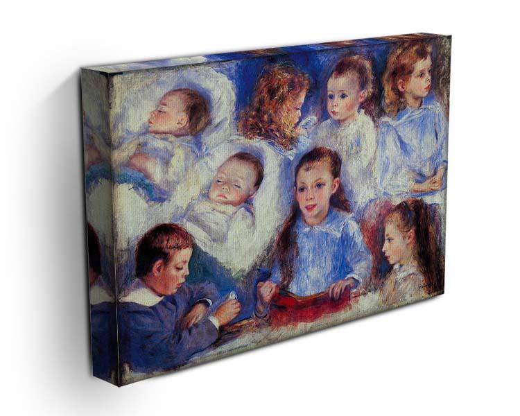 Images of childrens character heads by Renoir Canvas Print or Poster - Canvas Art Rocks - 3