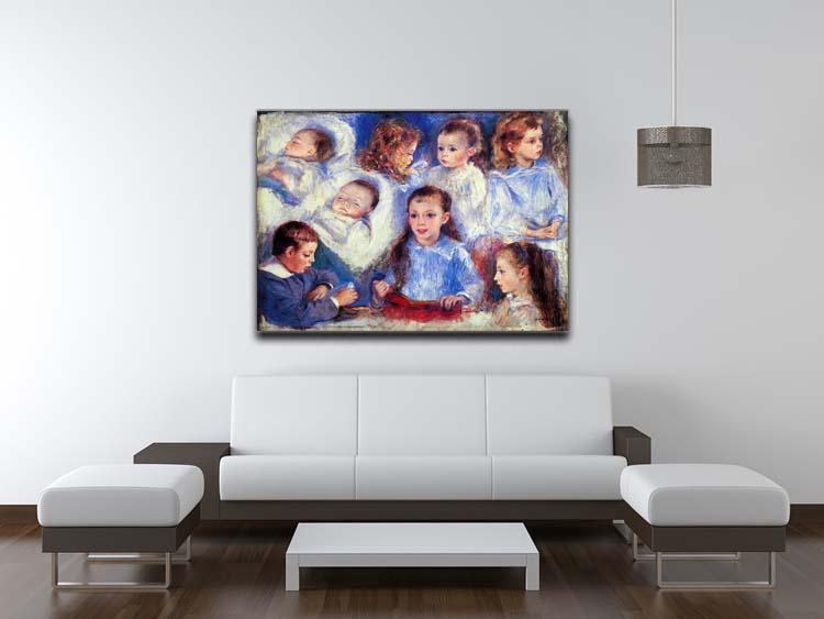 Images of childrens character heads by Renoir Canvas Print or Poster - Canvas Art Rocks - 4