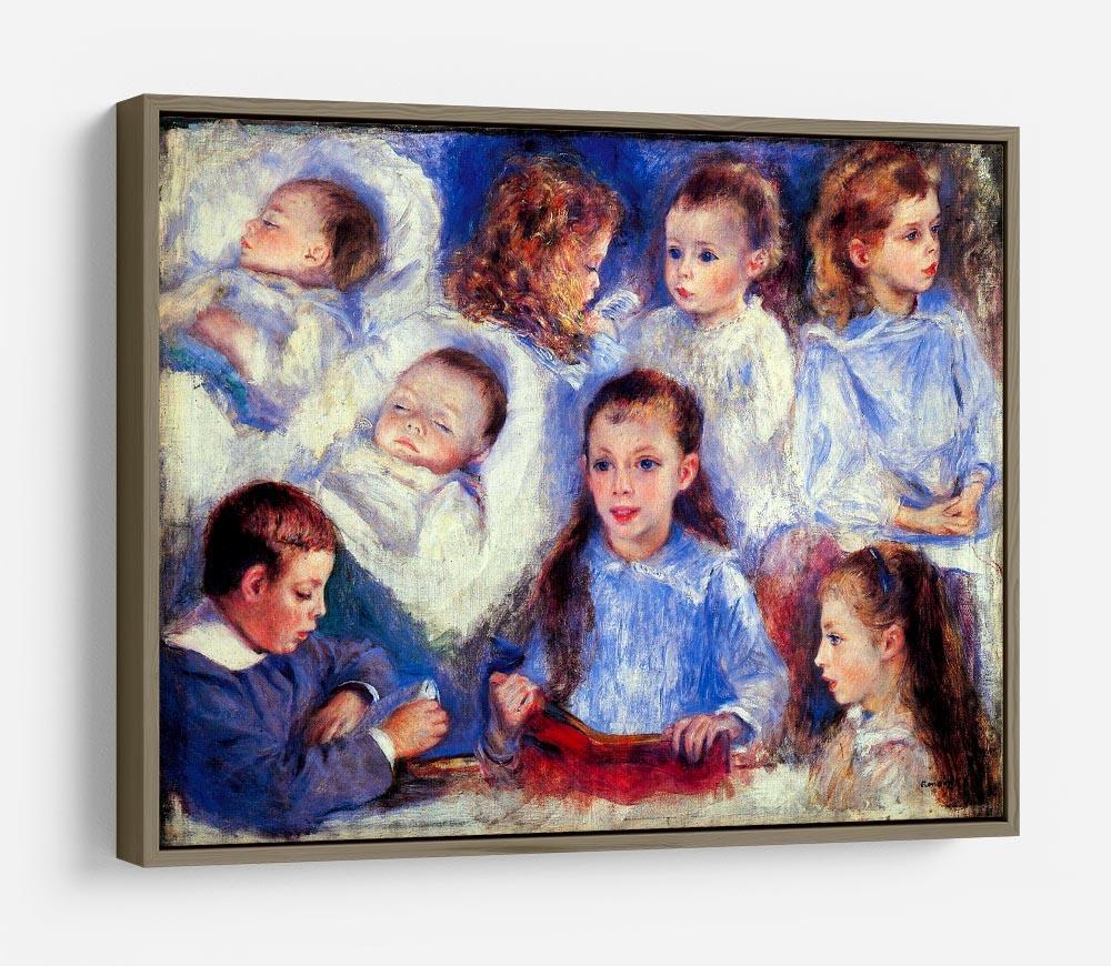 Images of childrens character heads by Renoir HD Metal Print