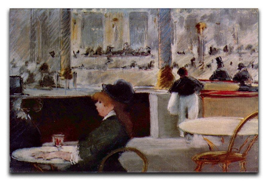 In Cafe 1 by Manet Canvas Print or Poster  - Canvas Art Rocks - 1