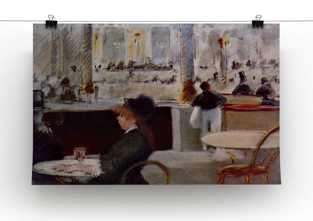 In Cafe 1 by Manet Canvas Print or Poster - Canvas Art Rocks - 2