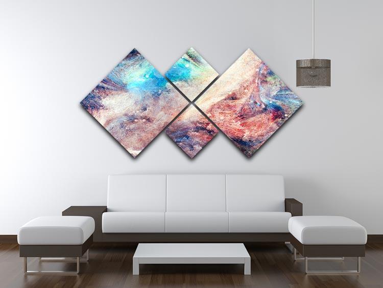 In The Beginging 4 Square Multi Panel Canvas - Canvas Art Rocks - 3
