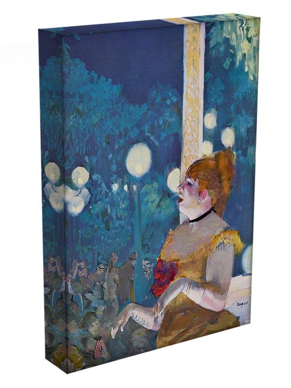 In concert Cafe The Songs of the dog by Degas Canvas Print or Poster - Canvas Art Rocks - 3