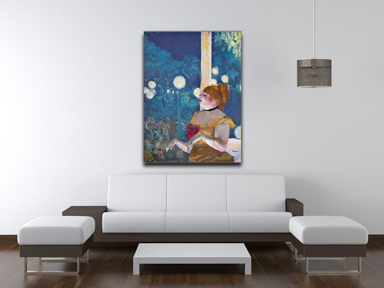 In concert Cafe The Songs of the dog by Degas Canvas Print or Poster - Canvas Art Rocks - 4