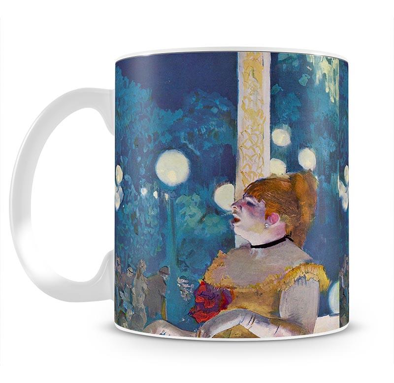 In concert Cafe The Songs of the dog by Degas Mug - Canvas Art Rocks - 1
