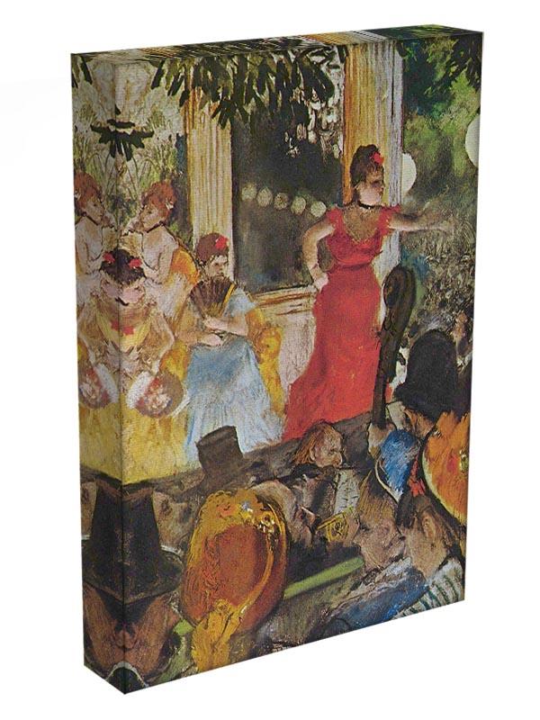 In concert cafe Les Ambassadeurs by Degas Canvas Print or Poster - Canvas Art Rocks - 3