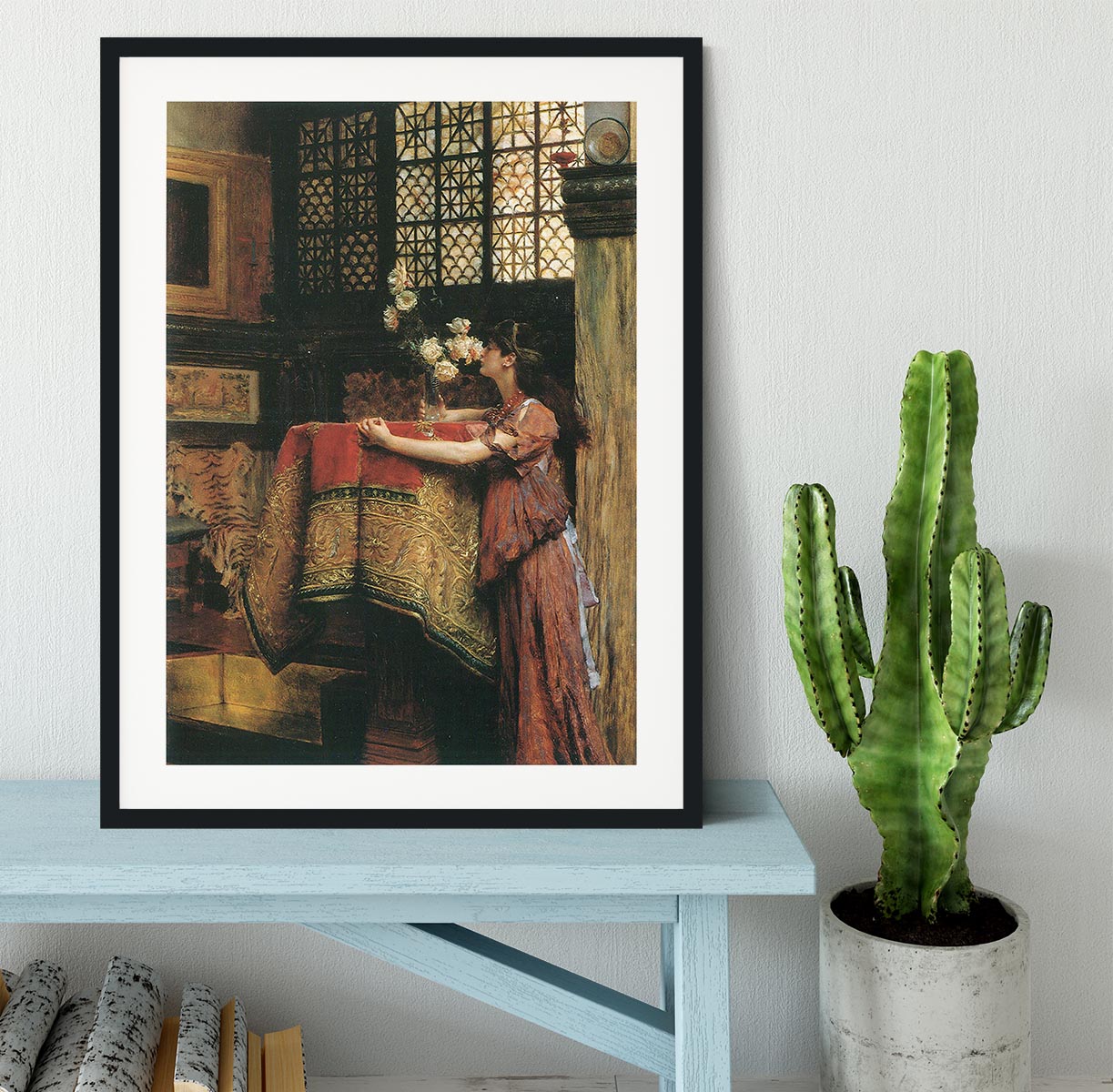In my studio by Alma Tadema Framed Print - Canvas Art Rocks - 1
