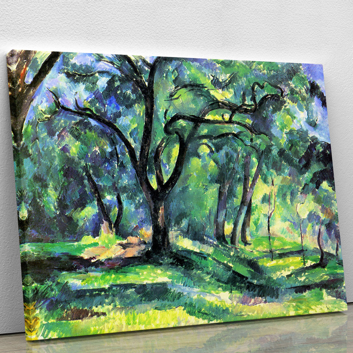 In the Woods by Cezanne Canvas Print or Poster | Canvas Art Rocks