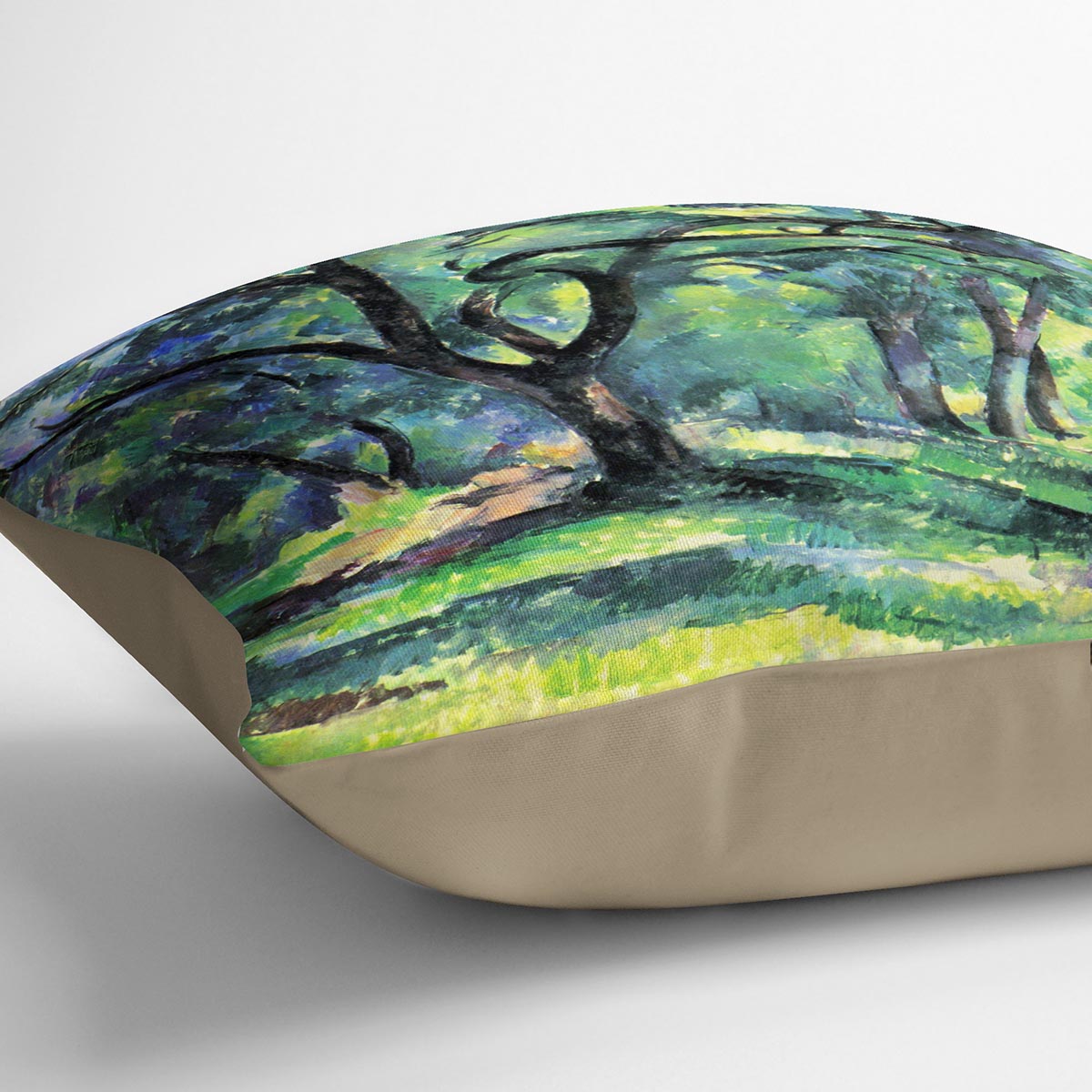In the Woods by Cezanne Cushion - Canvas Art Rocks - 2
