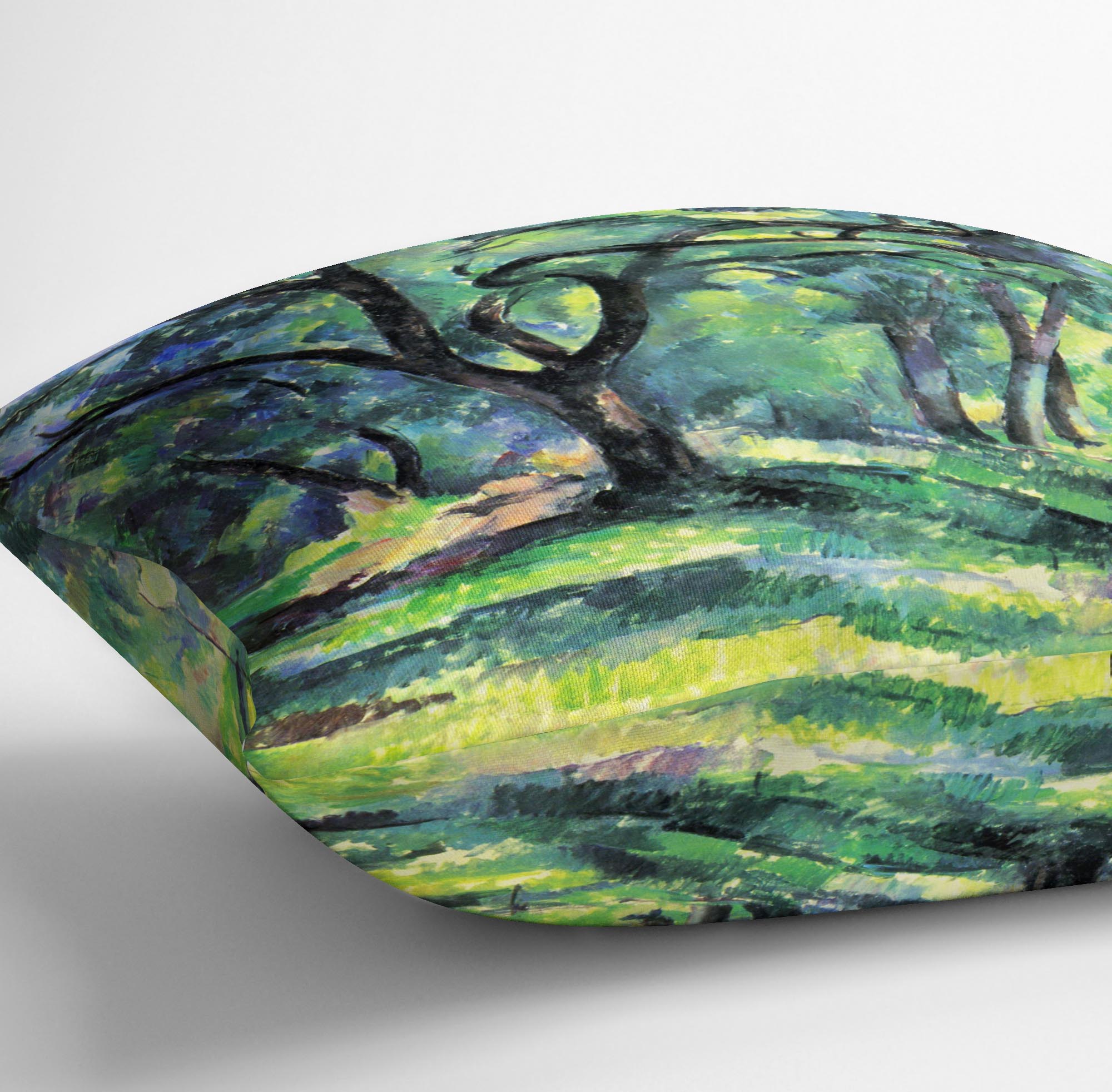 In the Woods by Cezanne Cushion - Canvas Art Rocks - 3