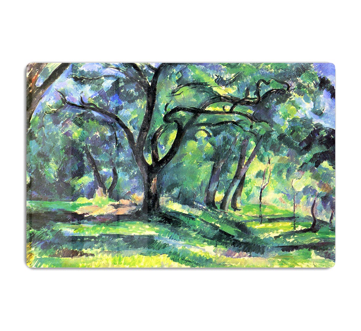 In the Woods by Cezanne Acrylic Block - Canvas Art Rocks - 1