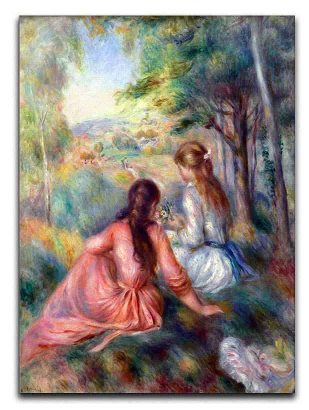 In the meadow by Renoir Canvas Print or Poster  - Canvas Art Rocks - 1