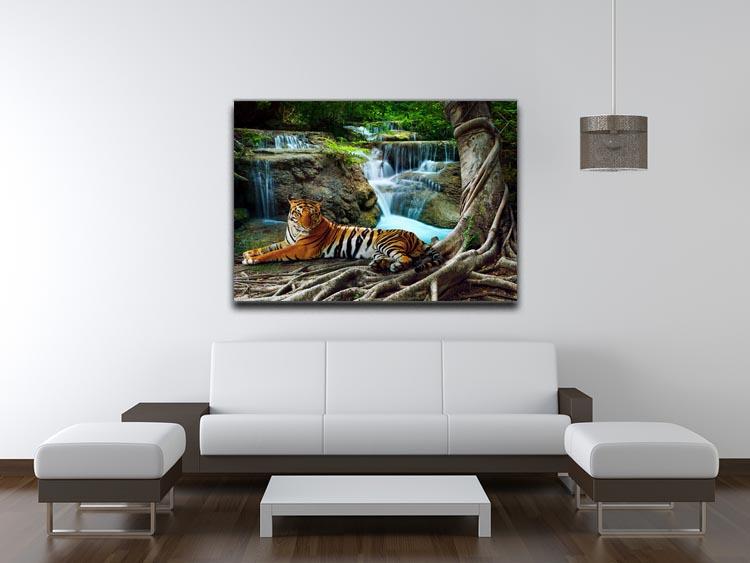 Indochina tiger Canvas Print or Poster - Canvas Art Rocks - 4