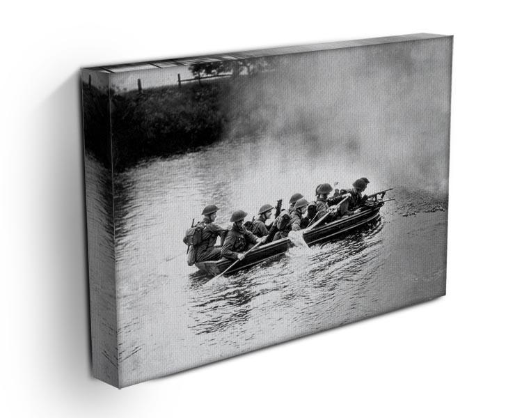Infantry brigade assault boat drill Canvas Print or Poster - Canvas Art Rocks - 3