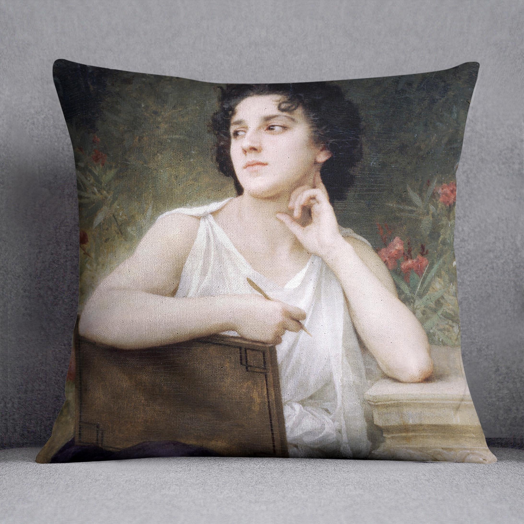 Inspiration By Bouguereau Throw Pillow