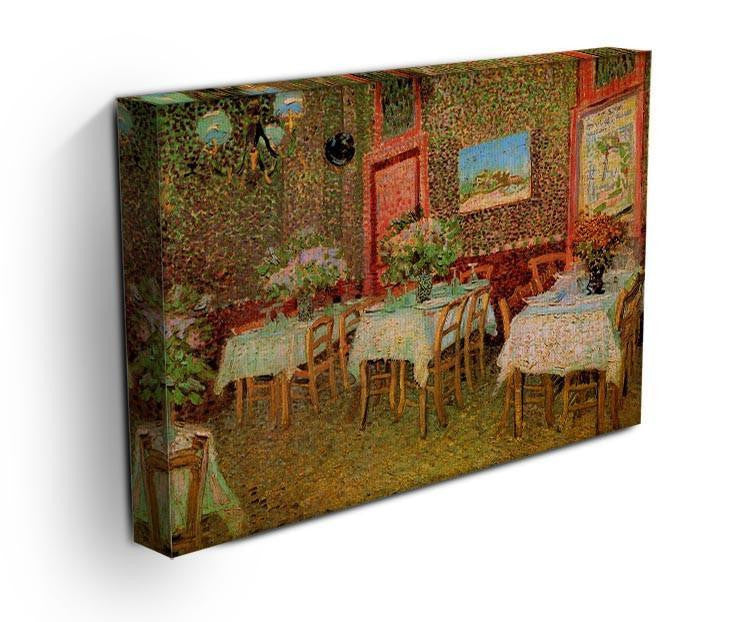 Interior of a restaurant by Van Gogh Canvas Print & Poster - Canvas Art Rocks - 3