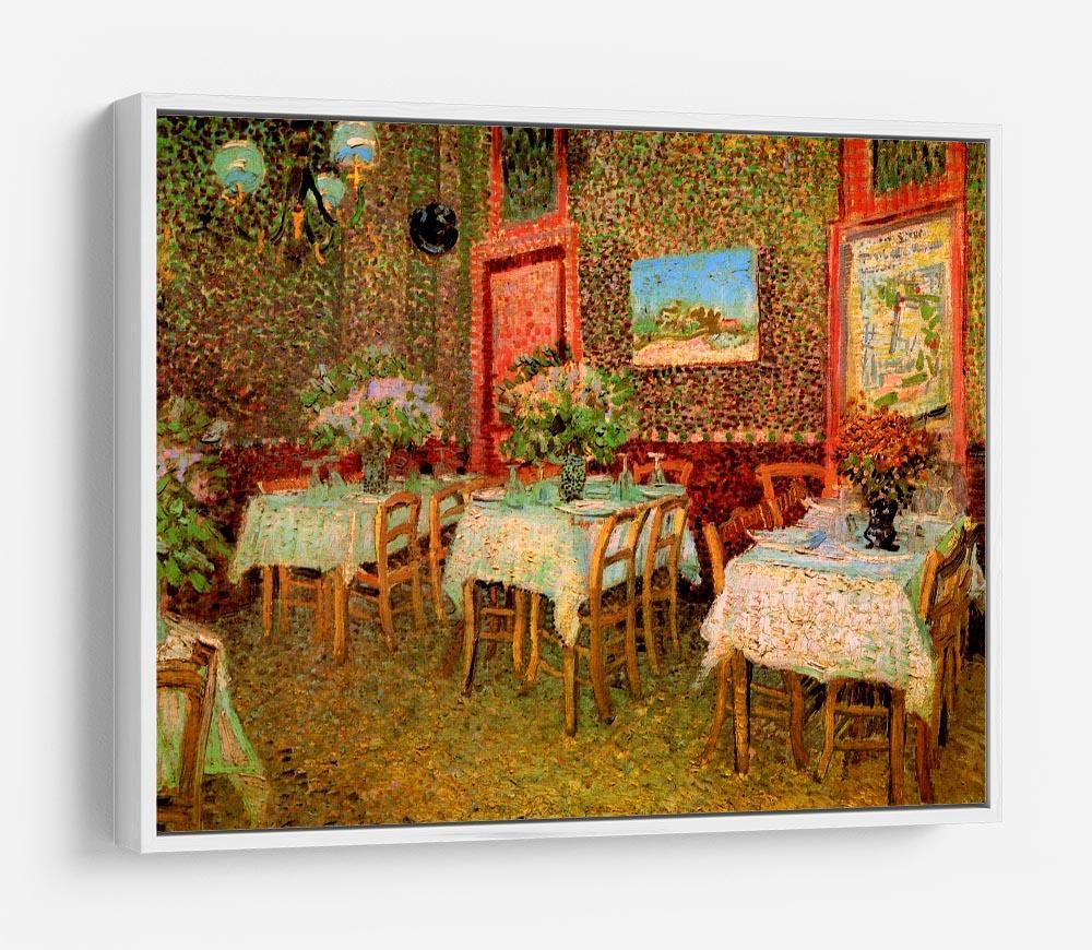 Interior of a restaurant by Van Gogh HD Metal Print