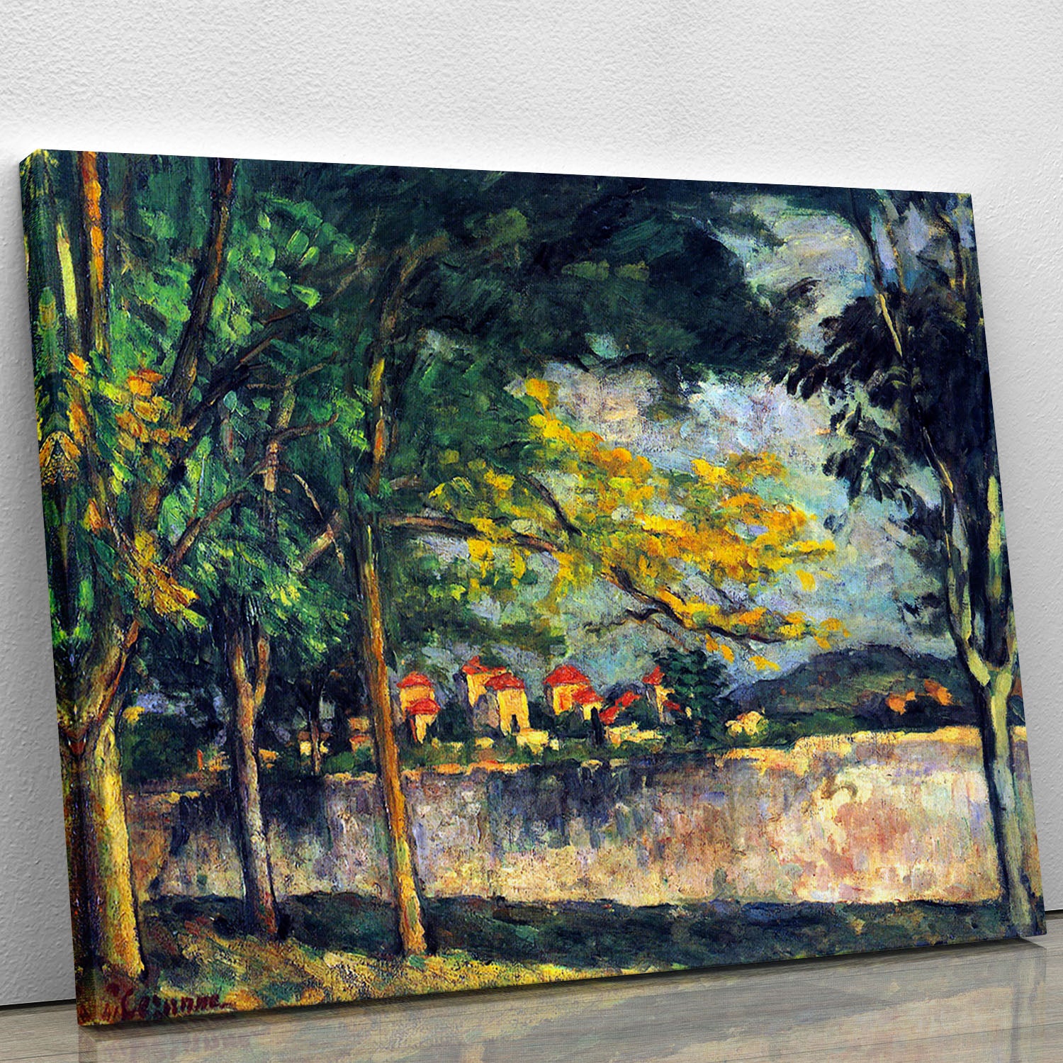 Into Street by Cezanne Canvas Print or Poster - Canvas Art Rocks - 1