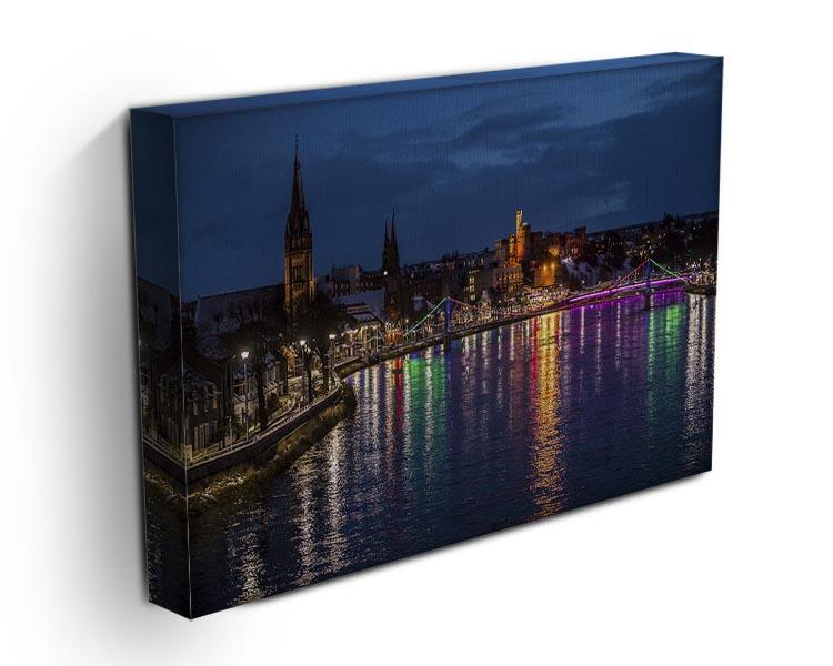 Inverness at night Canvas Print or Poster - Canvas Art Rocks - 3