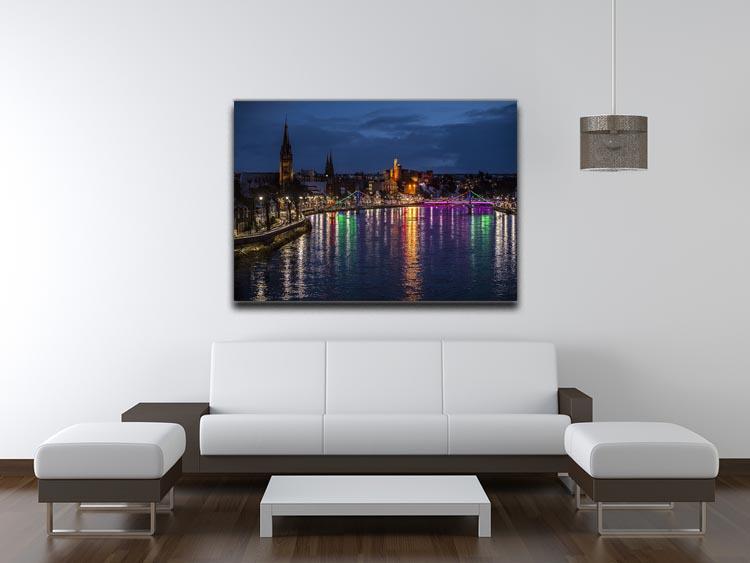 Inverness at night Canvas Print or Poster - Canvas Art Rocks - 4