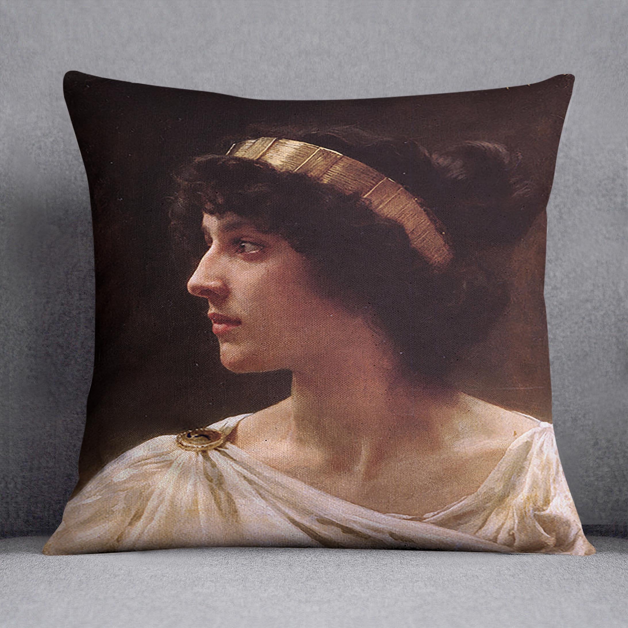Irene By Bouguereau Throw Pillow
