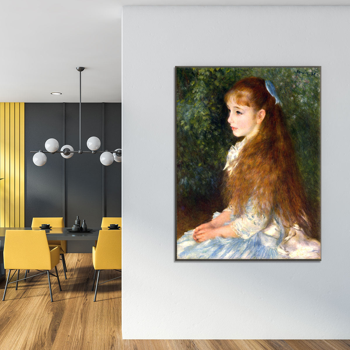Irene Cahen d Anvers by Renoir Canvas Print or Poster - Canvas Art Rocks - 4