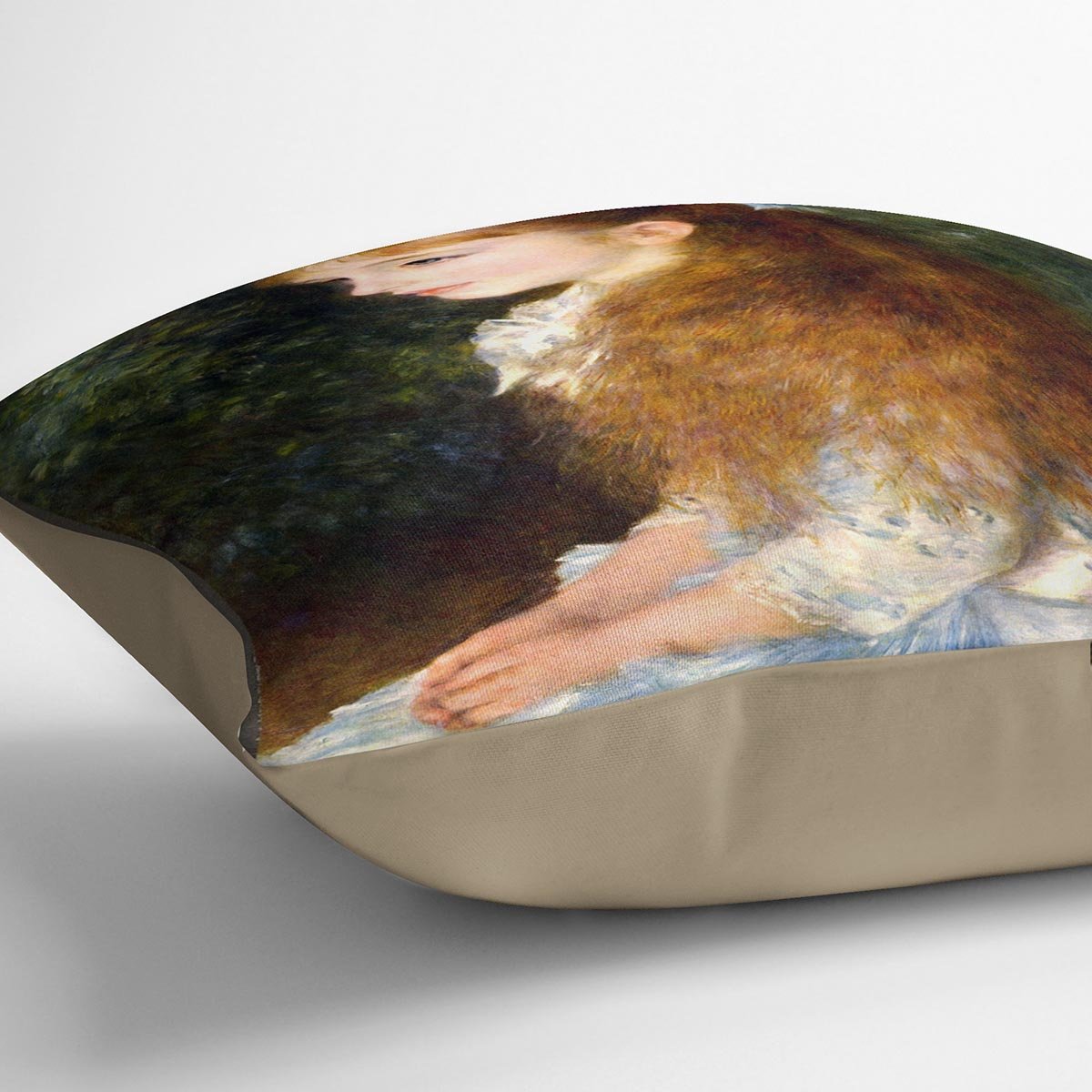 Irene Cahen d Anvers by Renoir Throw Pillow