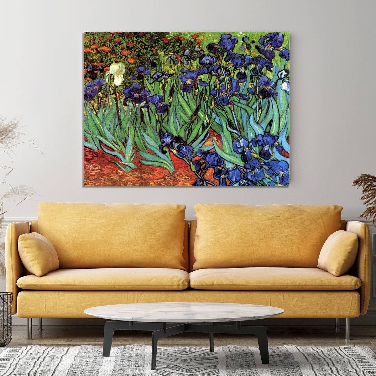 Irises 2 by Van Gogh Canvas Print or Poster