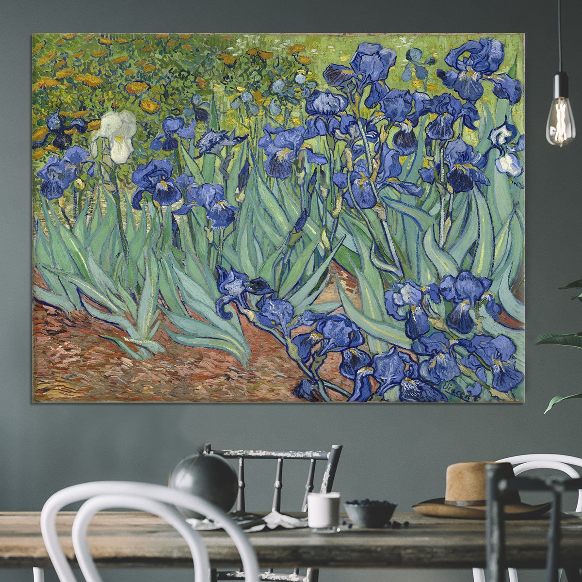 Irises by Van Gogh Canvas Print or Poster