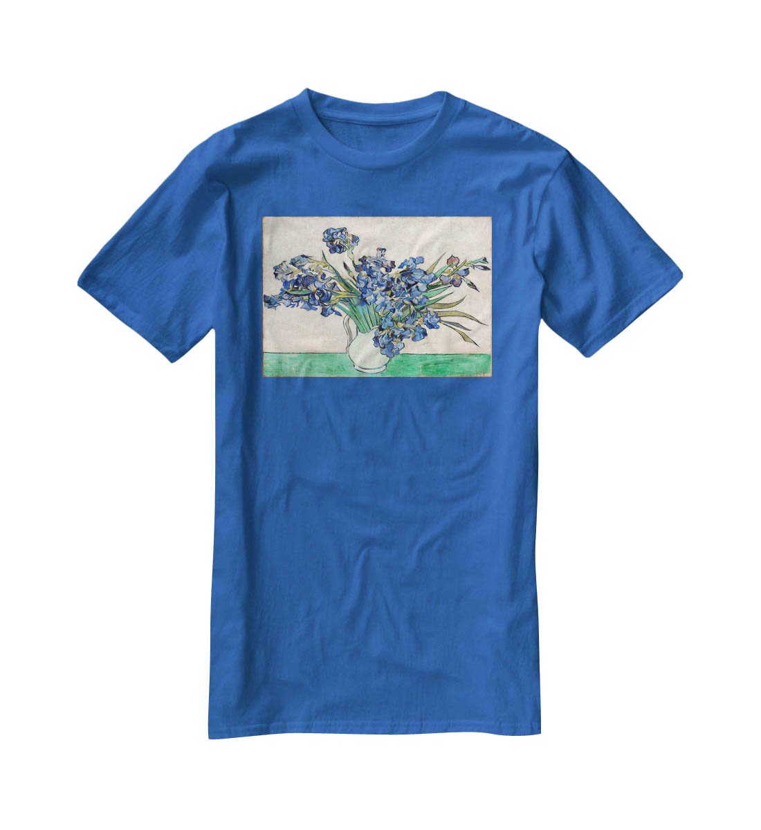 Irises in a vase T-Shirt - Canvas Art Rocks - 2