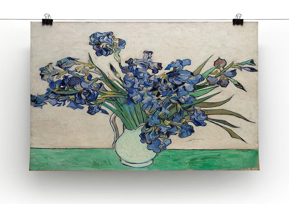 Irises in a vase Canvas Print & Poster - Canvas Art Rocks - 2